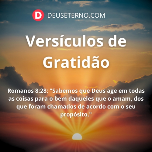 Versículos de Gratidão