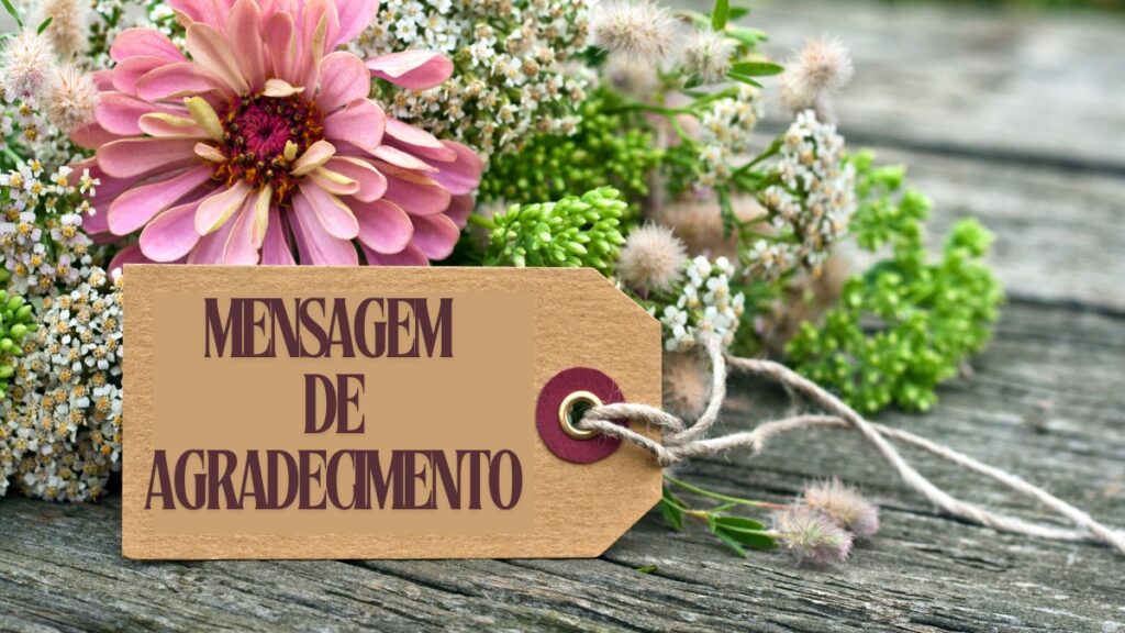 Mensagem Bíblica de Agradecimento